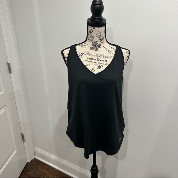 Under Armour Racerback Tank (Black) XL NWOT - Picture 4 of 7